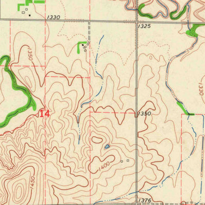 United States Geological Survey Barnard, KS (1964, 24000-Scale) digital map