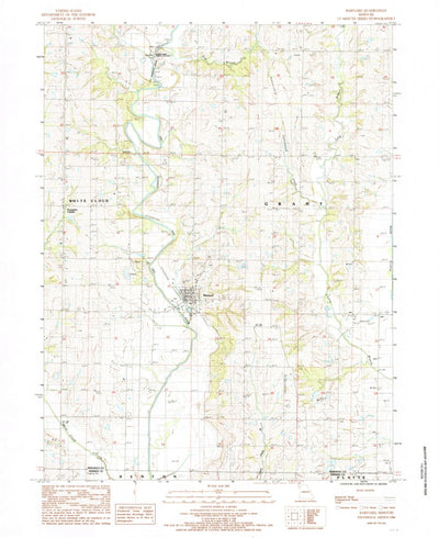United States Geological Survey Barnard, MO (1984, 24000-Scale) digital map