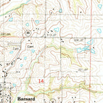 United States Geological Survey Barnard, MO (1984, 24000-Scale) digital map