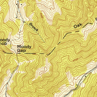 United States Geological Survey Barnardsville, NC (1947, 24000-Scale) digital map