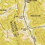 United States Geological Survey Barnardsville, NC (1947, 24000-Scale) digital map