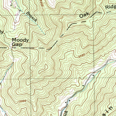 United States Geological Survey Barnardsville, NC (1998, 24000-Scale) digital map