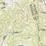 United States Geological Survey Barnardsville, NC (1998, 24000-Scale) digital map
