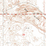 United States Geological Survey Barnes Butte, WA (1968, 24000-Scale) digital map