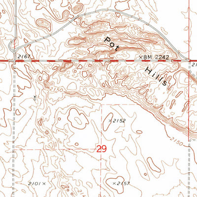 United States Geological Survey Barnes Butte, WA (1968, 24000-Scale) digital map