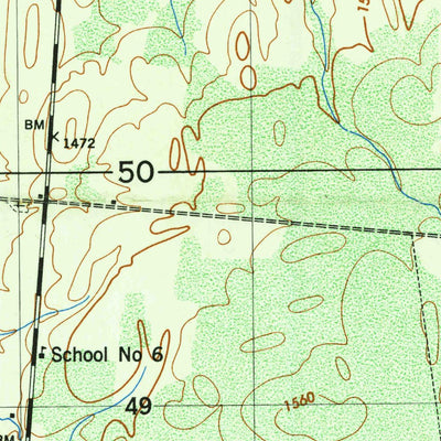 United States Geological Survey Barnes Corners, NY (1949, 25000-Scale) digital map