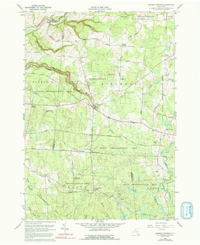 United States Geological Survey Barnes Corners, NY (1959, 24000-Scale) digital map