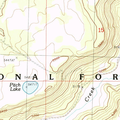 United States Geological Survey Barnes Valley, OR (1988, 24000-Scale) digital map