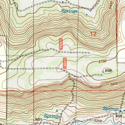 United States Geological Survey Barnes Valley, OR (2004, 24000-Scale) digital map