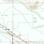 United States Geological Survey Barnes, WY (1960, 24000-Scale) digital map