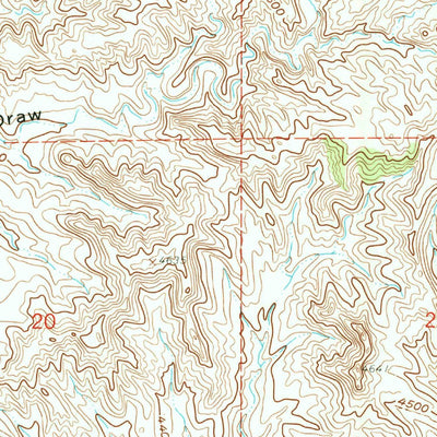 United States Geological Survey Barnes, WY (1960, 24000-Scale) digital map