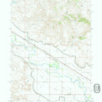 United States Geological Survey Barnes, WY (1990, 24000-Scale) digital map