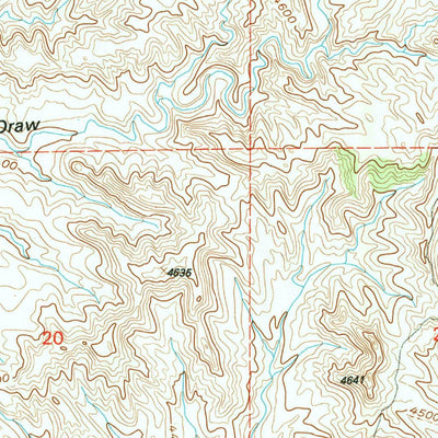 United States Geological Survey Barnes, WY (1990, 24000-Scale) digital map