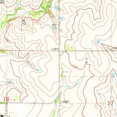 United States Geological Survey Barneston, NE-KS (1970, 24000-Scale) digital map