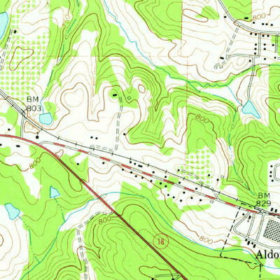 Barnesville, GA (1973, 24000-Scale) Map by United States Geological ...