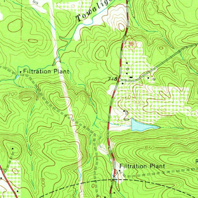 United States Geological Survey Barnesville, GA (1973, 24000-Scale) digital map