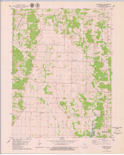 United States Geological Survey Barnesville, MO (1979, 24000-Scale) digital map