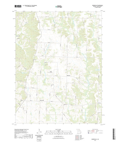 United States Geological Survey Barnesville, MO (2021, 24000-Scale) digital map