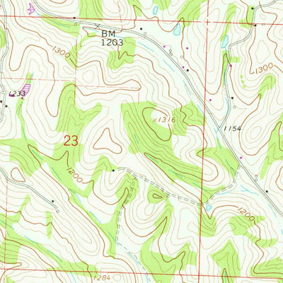 United States Geological Survey Barnesville, OH (1961, 24000-Scale) digital map