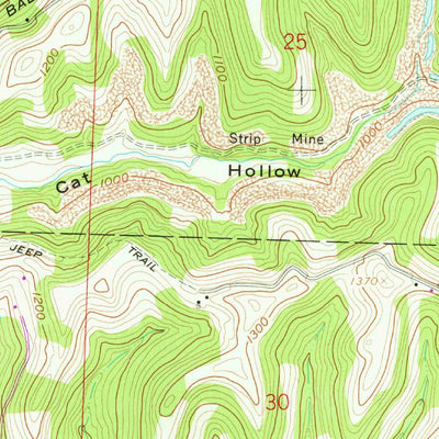 United States Geological Survey Barnesville, OH (1961, 24000-Scale) digital map
