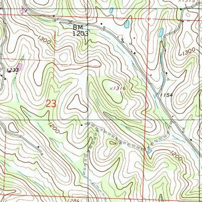 United States Geological Survey Barnesville, OH (1994, 24000-Scale) digital map