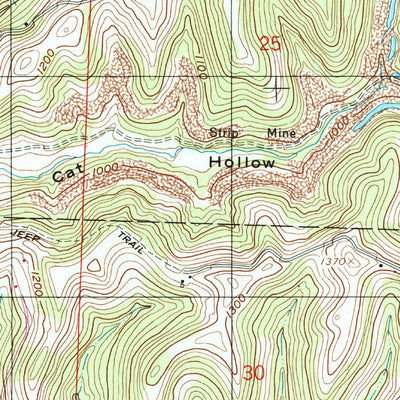 United States Geological Survey Barnesville, OH (1994, 24000-Scale) digital map