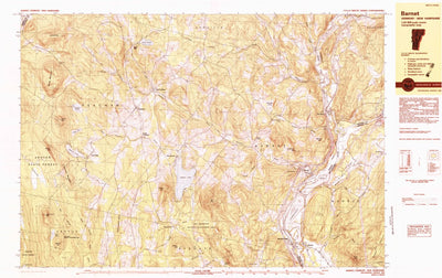 United States Geological Survey Barnet, VT-NH (1983, 25000-Scale) digital map