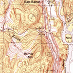 United States Geological Survey Barnet, VT-NH (1983, 25000-Scale) digital map