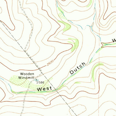 United States Geological Survey Barnhart NE, TX (1971, 24000-Scale) digital map