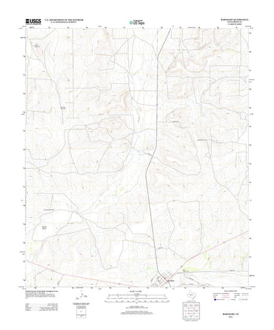 United States Geological Survey Barnhart, TX (2012, 24000-Scale) digital map