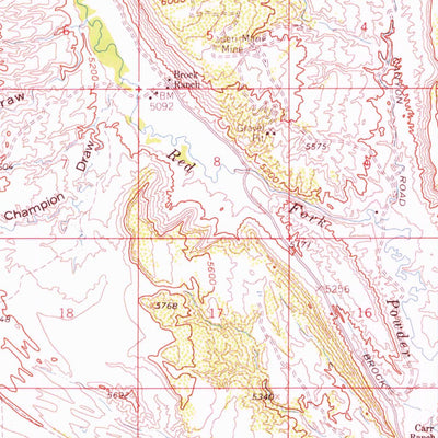 United States Geological Survey Barnum, WY (1961, 62500-Scale) digital map