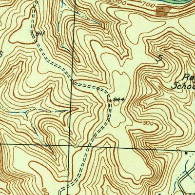 United States Geological Survey Barnumton, MO (1935, 24000-Scale) digital map