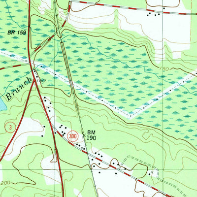 United States Geological Survey Barnwell, SC (1979, 24000-Scale) digital map