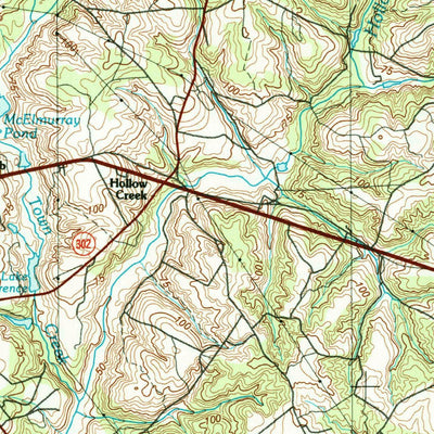 United States Geological Survey Barnwell, SC-GA (1982, 100000-Scale) digital map