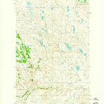 United States Geological Survey Barr Creek, MT (1958, 24000-Scale) digital map