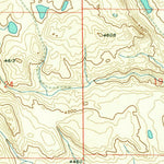 United States Geological Survey Barr Creek, MT (1958, 24000-Scale) digital map