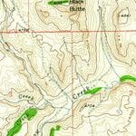 United States Geological Survey Barr Creek, MT (1958, 24000-Scale) digital map