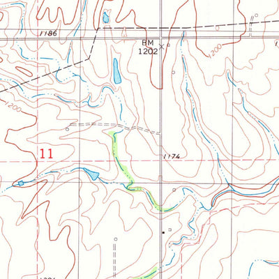 United States Geological Survey Barr, OK (1982, 24000-Scale) digital map