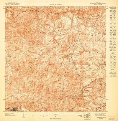 United States Geological Survey Barranquitas NE, PR (1947, 10000-Scale) digital map