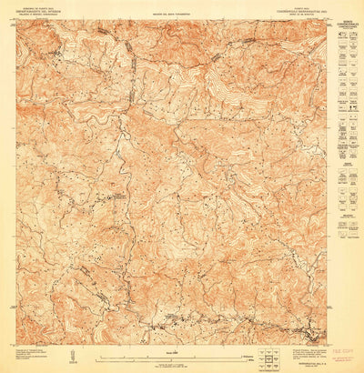 United States Geological Survey Barranquitas NW, PR (1947, 10000-Scale) digital map