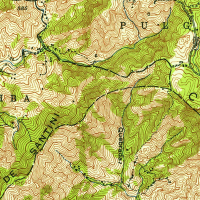 United States Geological Survey Barranquitas, PR (1953, 30000-Scale) digital map