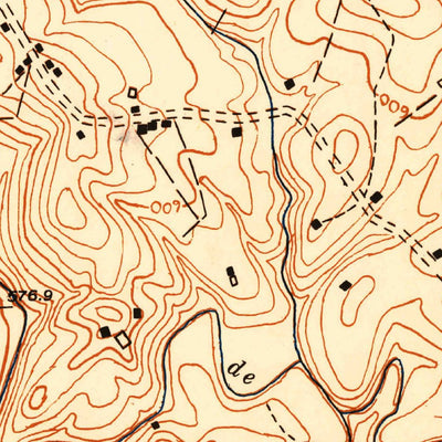 United States Geological Survey Barranquitas SE, PR (1947, 10000-Scale) digital map