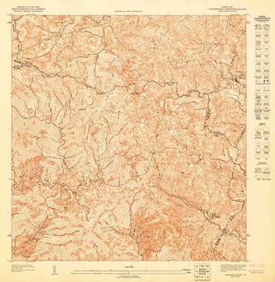 United States Geological Survey Barranquitas SW, PR (1947, 10000-Scale) digital map