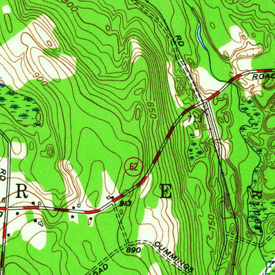 United States Geological Survey Barre, MA (1954, 24000-Scale) digital map