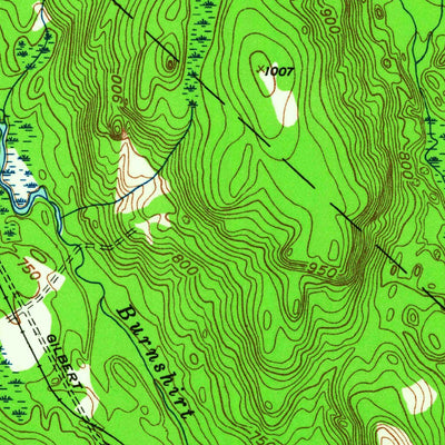 United States Geological Survey Barre, MA (1954, 24000-Scale) digital map
