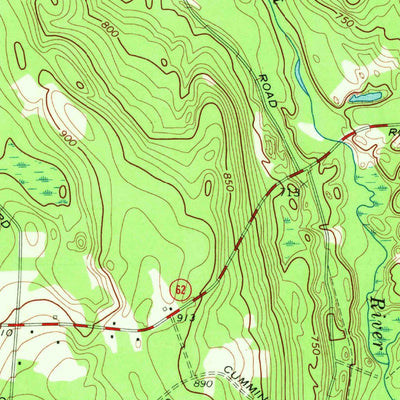 United States Geological Survey Barre, MA (1969, 24000-Scale) digital map