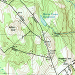 United States Geological Survey Barre, MA (1988, 25000-Scale) digital map