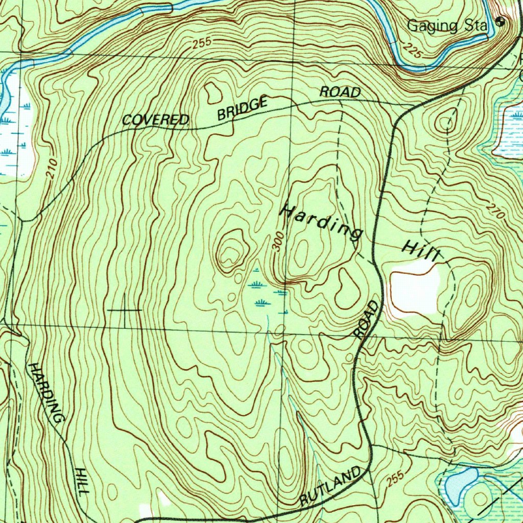 Barre, MA (1988, 25000-Scale) Map by United States Geological Survey ...