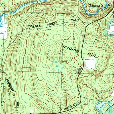 United States Geological Survey Barre, MA (1988, 25000-Scale) digital map