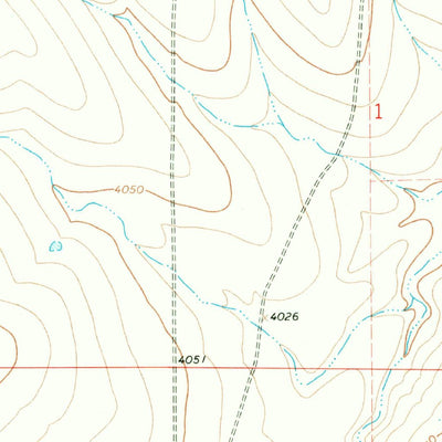 United States Geological Survey Barrel Spring, CO (1968, 24000-Scale) digital map